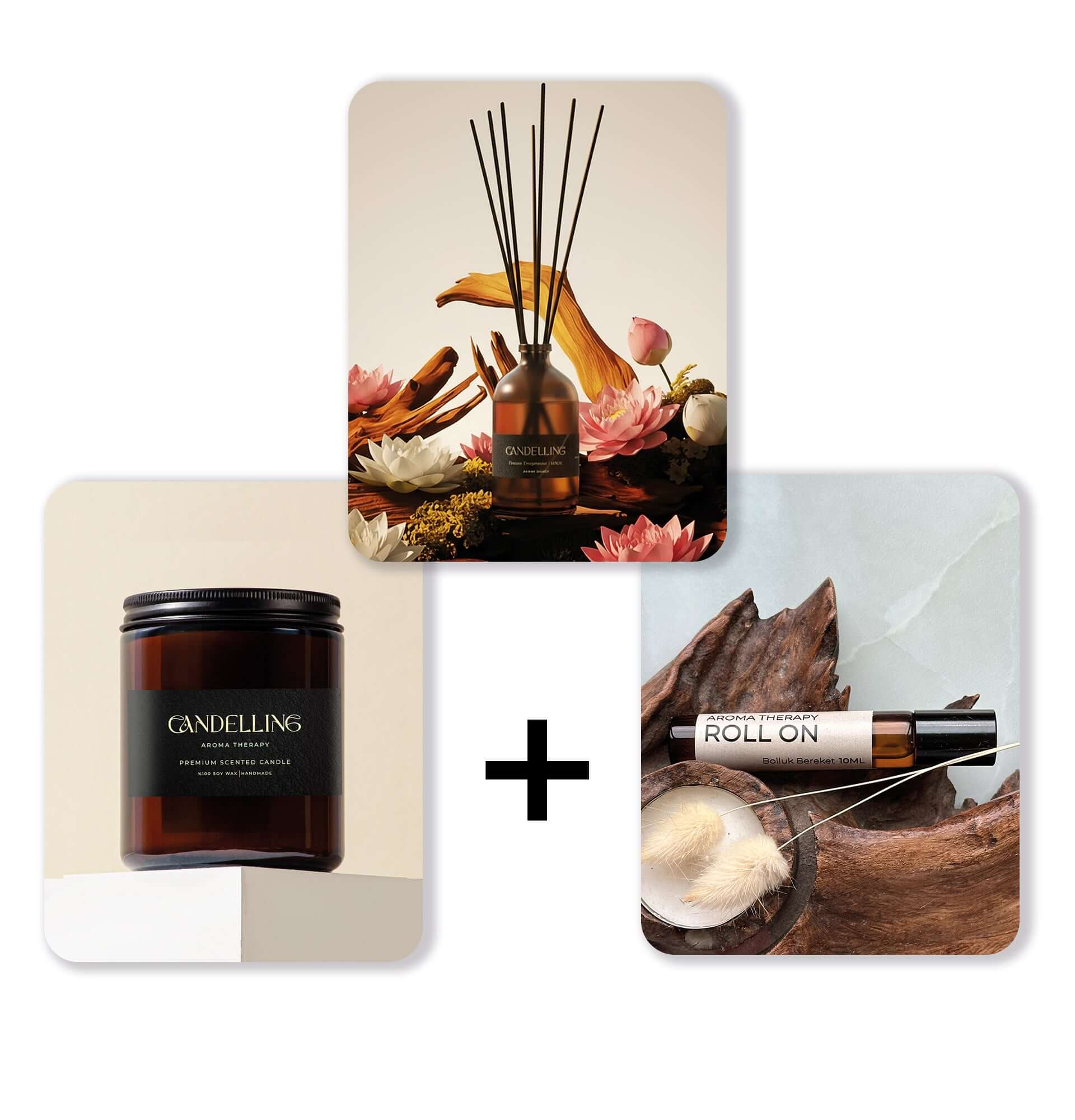 24 Kasım Öğretmenler Günü Hediye Seti – Mesaj Kartlı Doğal Aromaterapi - Candelling