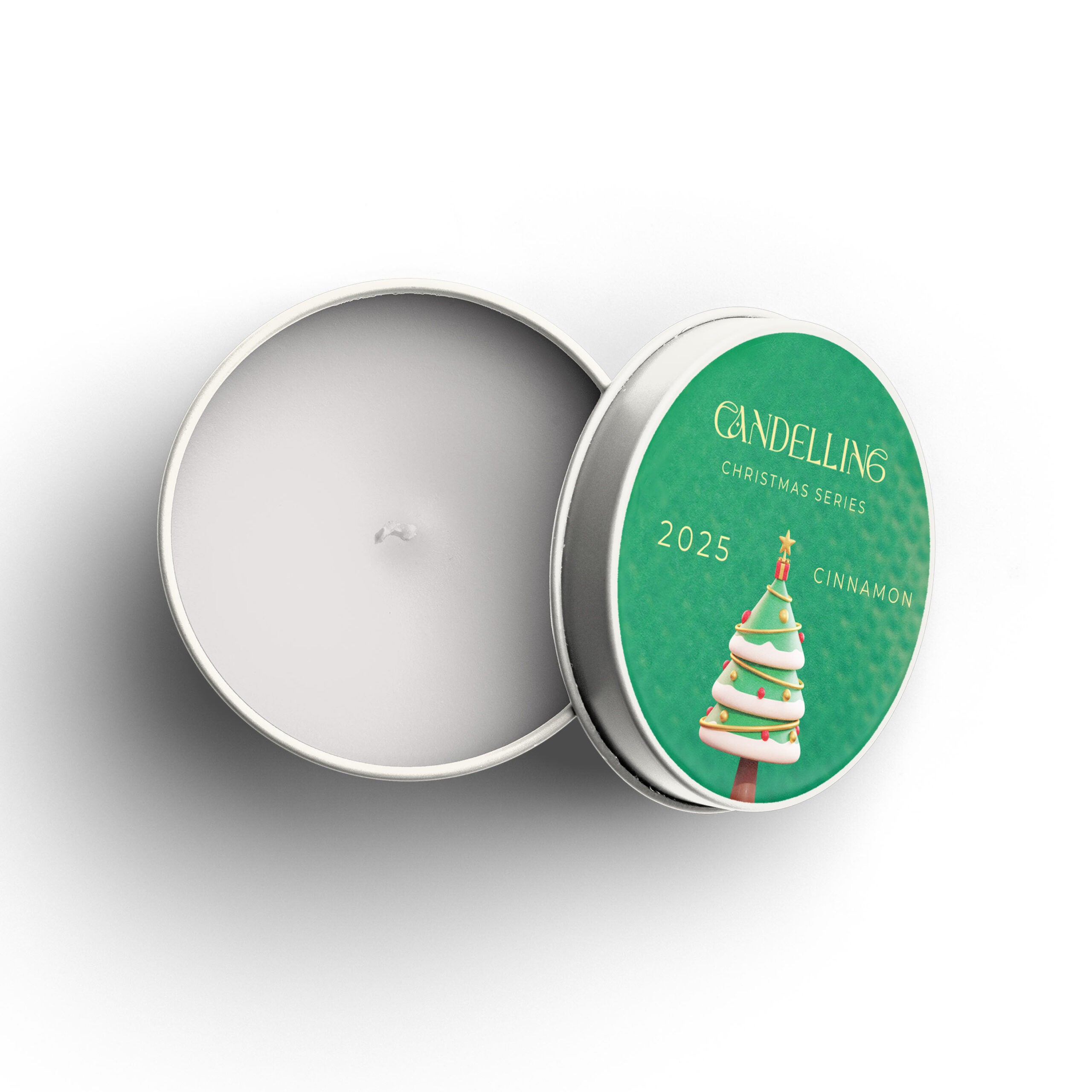 New Year Series Metal Candle - Cinnamon