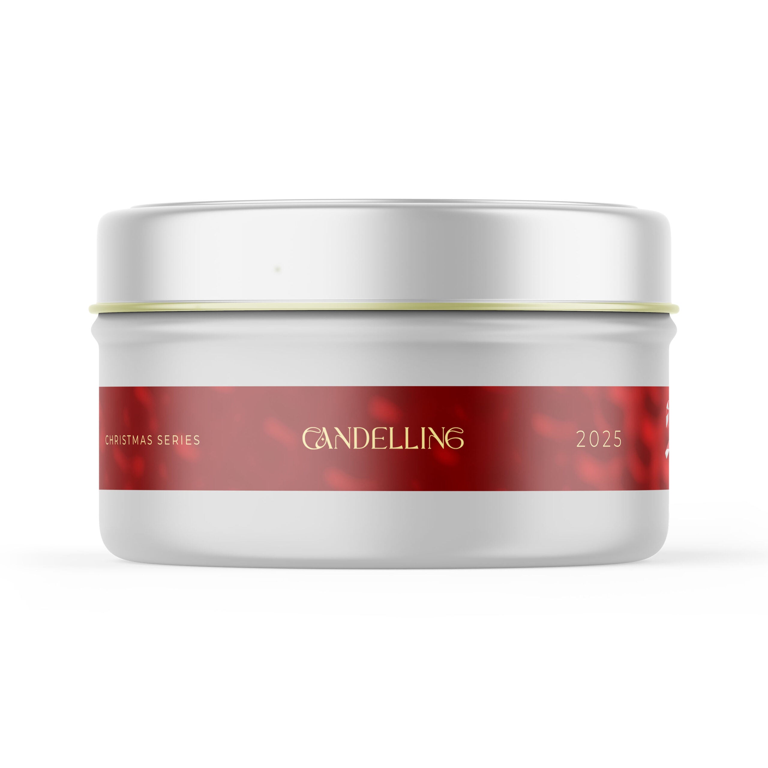 New Year Series Metal Candle - Cinnamon