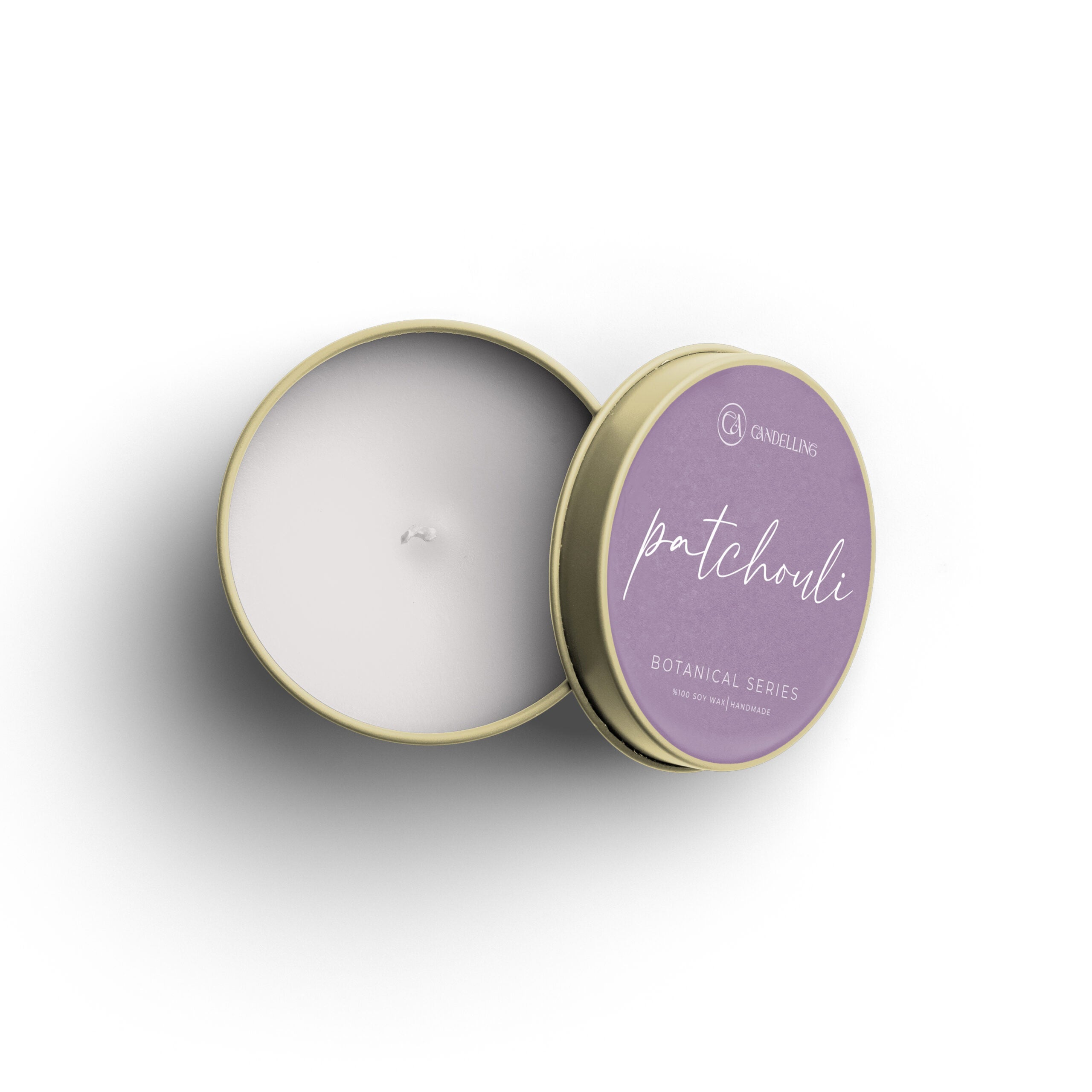 Botanical Series Metal Box Candle Patchouli